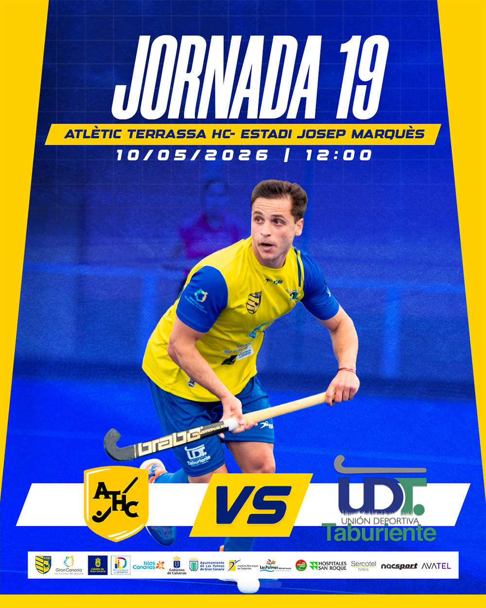 Jugador UD Taburiente en la jornada 19 de la liga masculina